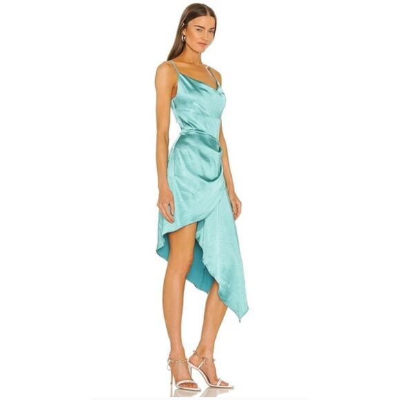 Elliatt Asymetrical Jacinda Dress Turquoise Large - Picture 2 of 11
